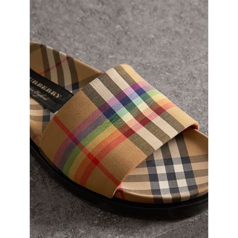 burberry womens slides|Burberry vintage slides.